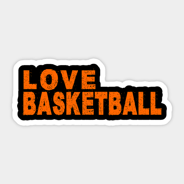 LOVE BASKETBALL Sticker by King Chris